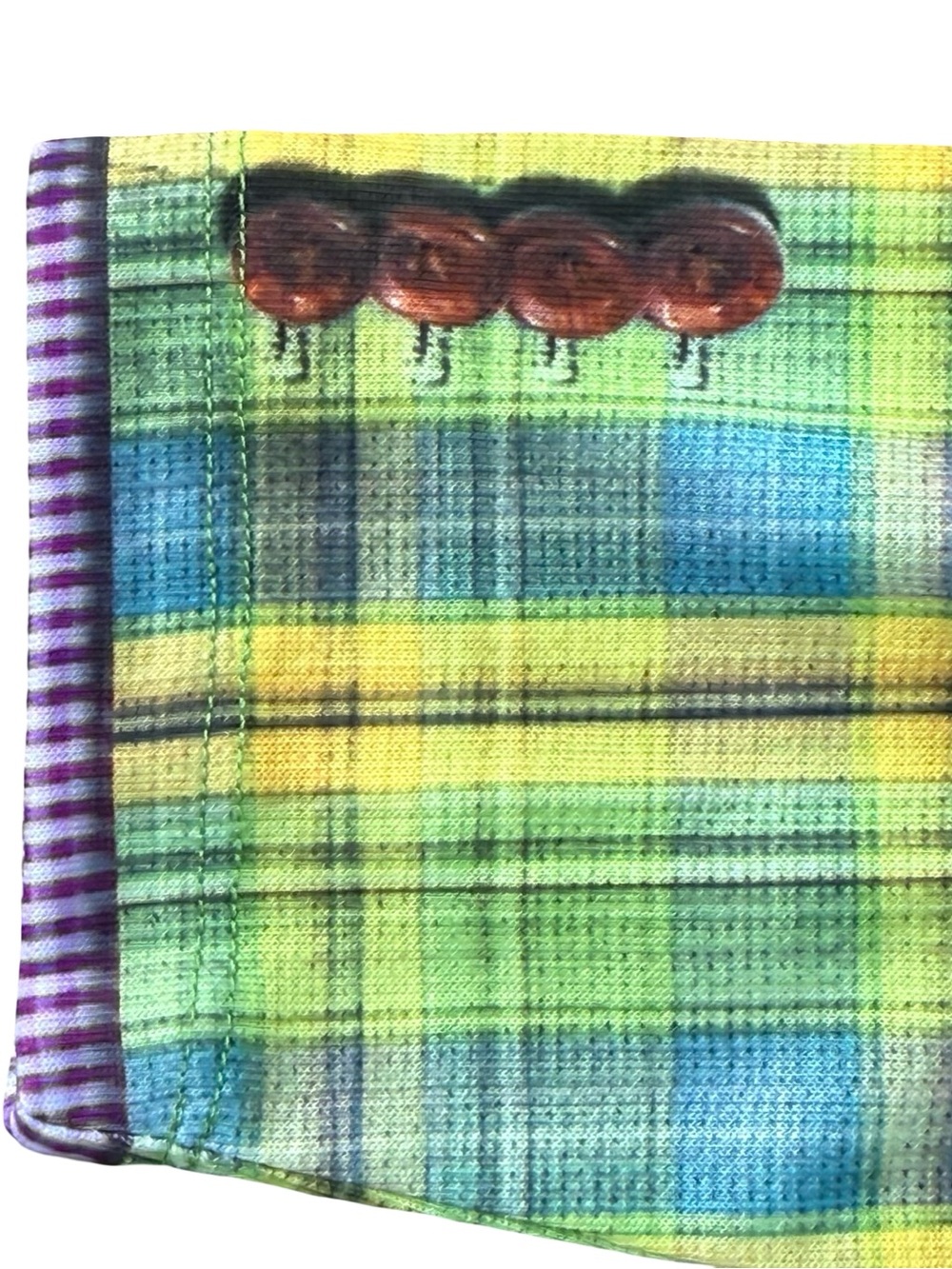 NEW Faux Real - FUNNY Plaid Suit Youth Costume Long Sleeve T-Shirt - Size Large - Picture 6 of 9